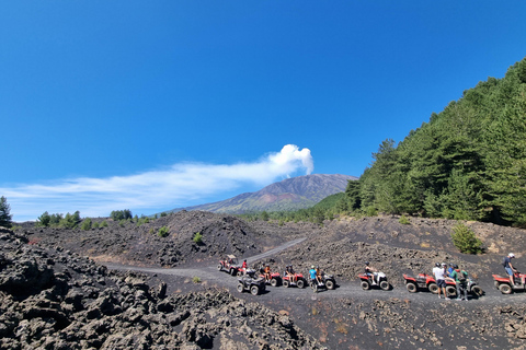 Wulkan Etna: Etna Grand Tour quadem z wizytą w jaskini i przepływami lawy