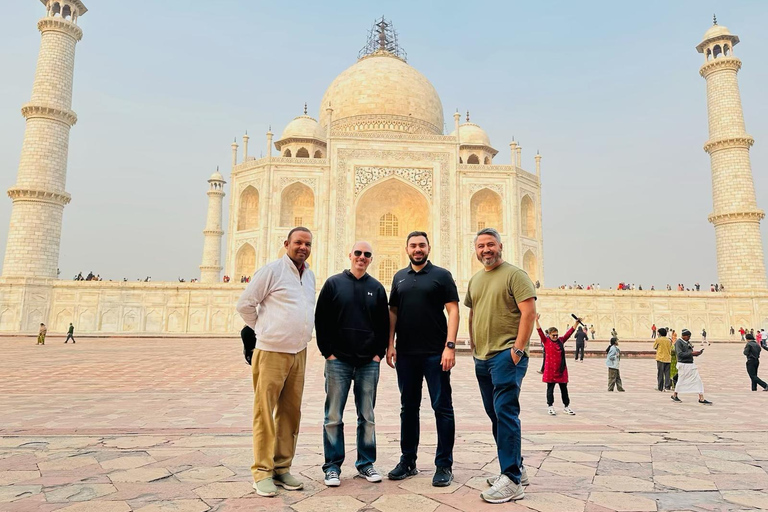 Taj Mahal & Agra Private Tour from Delhi by Car – Fast Entry Only Professional Tour Guide in Agra