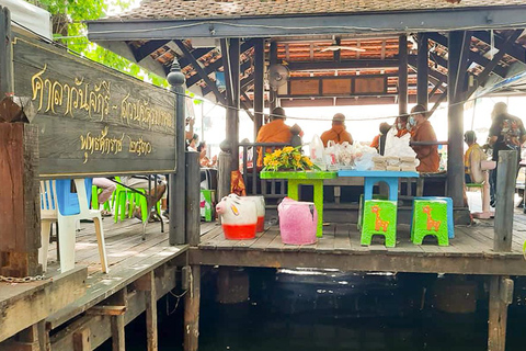 Bangkok: Big Buddha & Canal Longtail Boat Sightseeing Tour Join In Day Tour