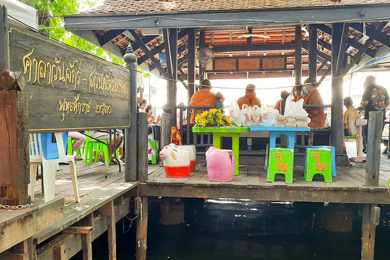 Bangkok: Big Buddha & Canal Longtail Boat Sightseeing Tour Join In Day Tour