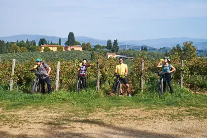 E-Bike Chianti Classico und Toskana Tour mit Mittagessen auf dem Bauernhof