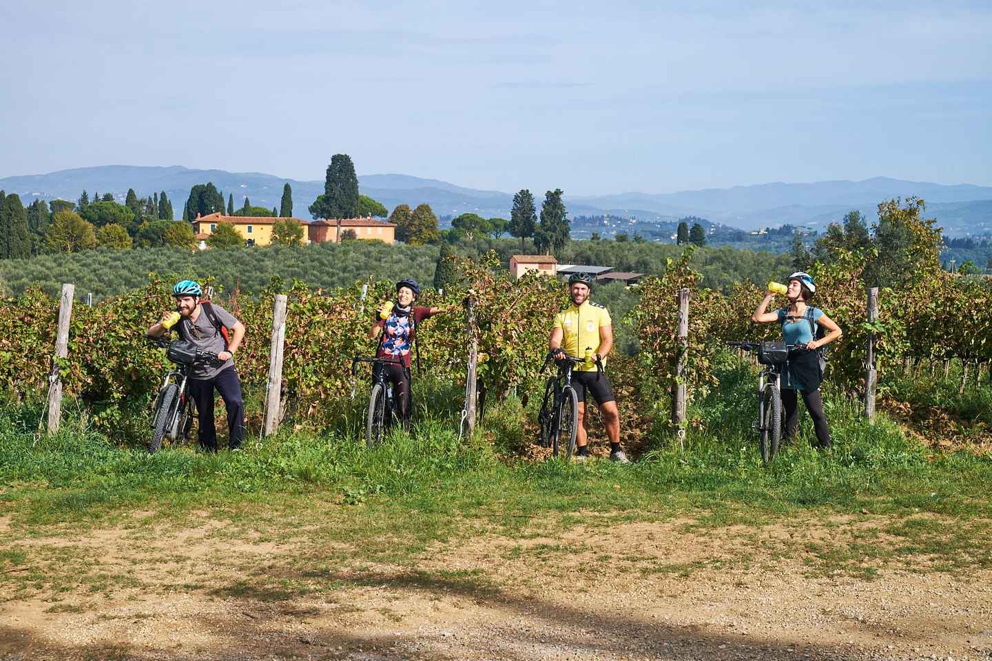 Florencia: Tour guiado en bicicleta eléctrica por el campo de la Toscana con almuerzo