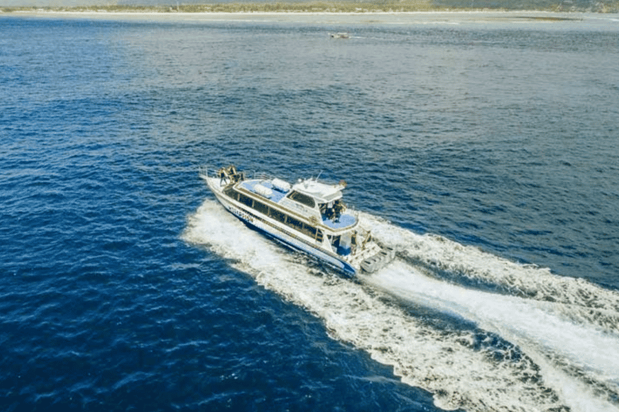 Schnellboot: Zwischen Nusa Penida und Gili Trawangan/Lombok. Foto: GetYourGuide