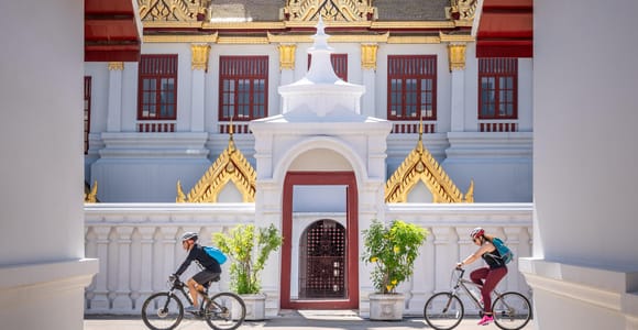 Bangkok: Hinterhöfe und historische Tempel Fahrradtour