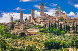 Siena & San Gimignano: Führung mit traditionellem Mittagessen