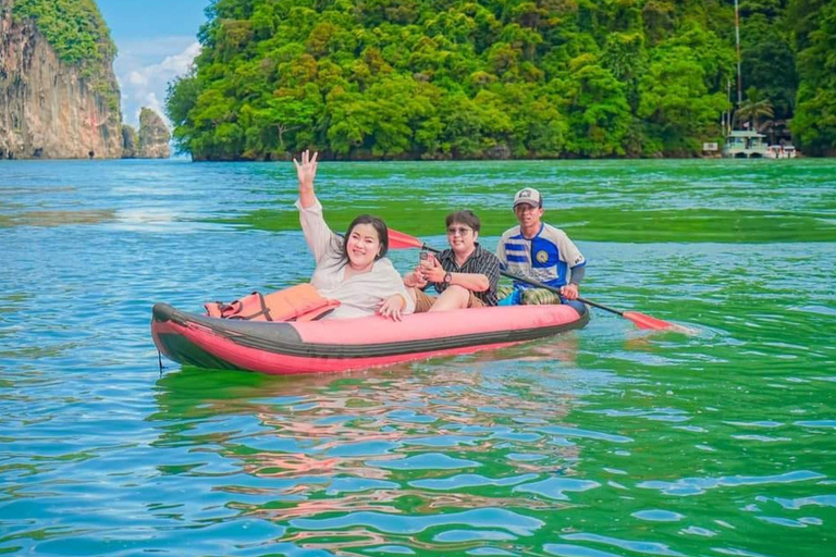 Phuket - James Bond-ön James Bond Island 7 punkter &amp; 6 öar med kanotpaddlingPhuket: James Bond Island Speedboat Tour med kanotpaddling