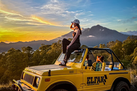 Bali: Mount Batur Jeep Sunrise and Hot Spring All Inclusive Shared Jeep Tour (Meeting Point)