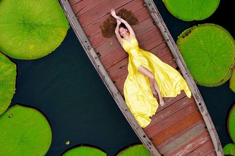 Phuket: Giant Water Lily Pond Options Drone Video+Old Town Lily Pond Group Combo Photo+Drone Video+Old Town+Khao Rang