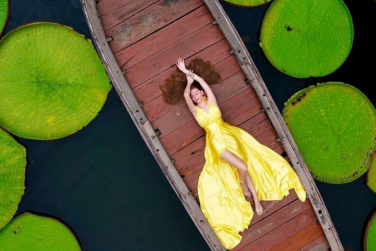 Phuket: Giant Water Lily Pond Options Drone Video+Old Town Lily Pond Group Combo Photo+Drone Video+Old Town+Khao Rang