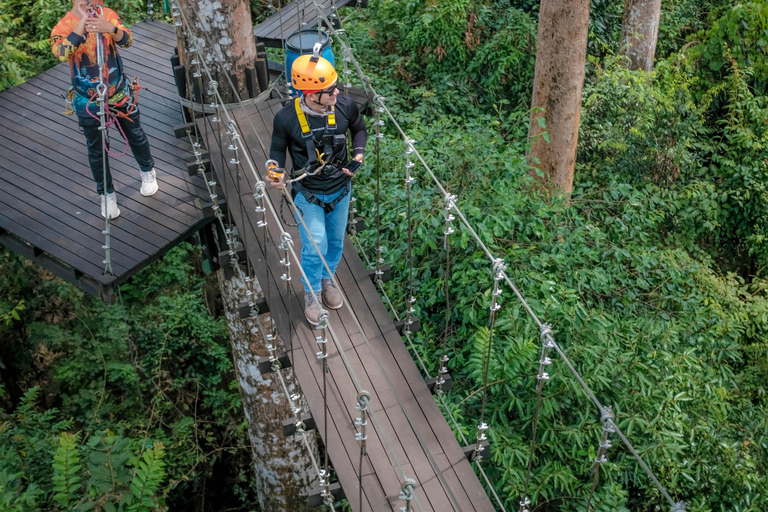 Angkor Zipline- och tempeltur med solnedgångDelning av turer