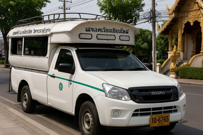 Chiang Mai: Sticky Waterfall by Local Truck with Market Stop Group Options