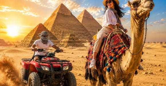 Cairo: Pyramids, Sphinx, and Camel Ride, with ATV Option