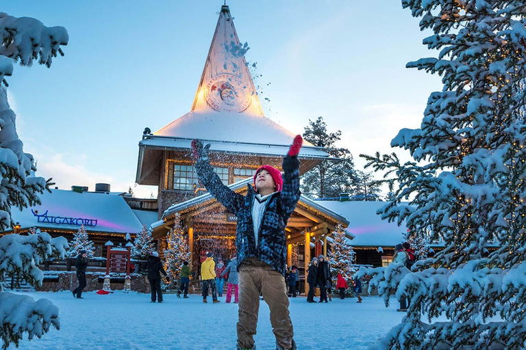 Rovaniemi: Husky, Reindeer &amp; Santa Claus Village Combo TourCombo safari Winter