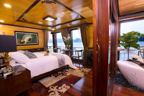 Hanoi: 3D2N Ha Long, Lan Ha Bay by Hera Grand Luxury Cruise From Halong (Check-in at 11:00 AM)