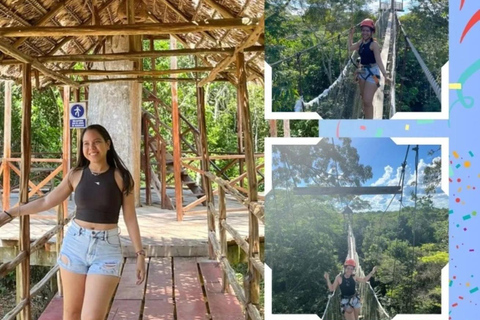 Tours del día Puentes Colgantes, Tirolesa en Iquitos Perú.