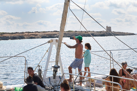 Ibiza: Formentera Sailing Catamaran with BBQ & Snorkeling