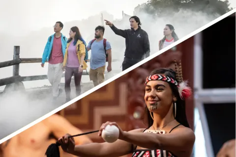 Auckland: Rotorua Dagtour met Te Puia Tour, Show & Lunch