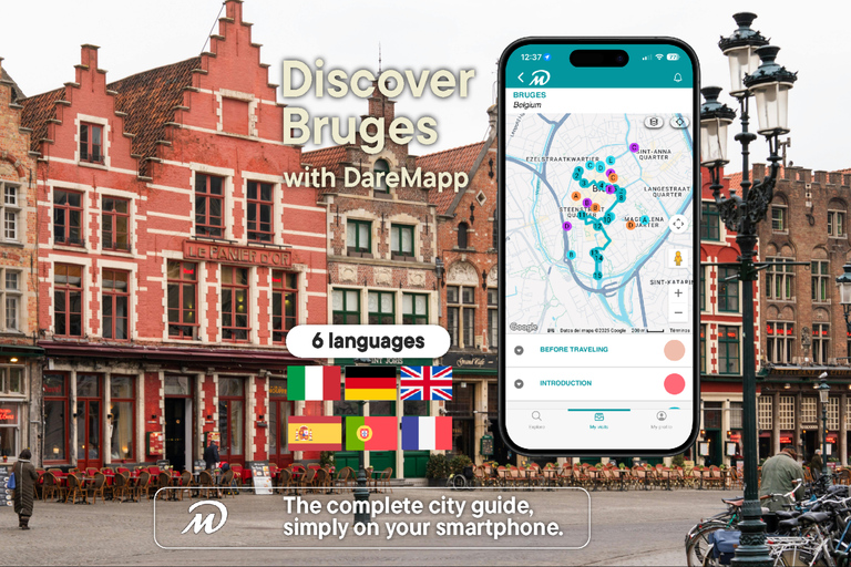 Bruges: Private Guided Tour with Your Mobile Phone Bruges: Private Guided Tour