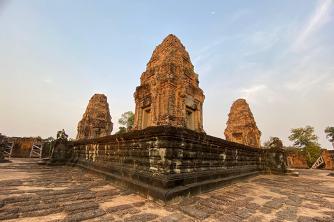 暹粒半日游：吴哥窟黄金时刻和普瑞鲁寺日落暹粒半日游：吴哥窟黄金时段和普瑞鲁日落