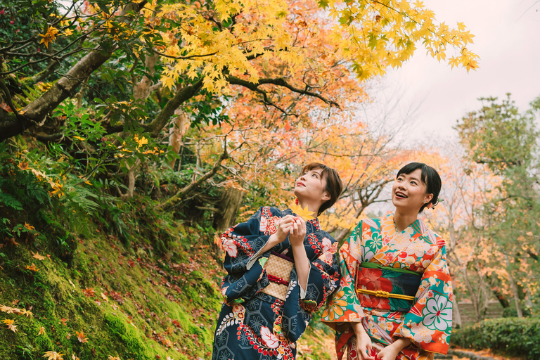 Kyoto: Machiya House teceremoni och uthyrning av kimonos