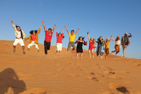 Shared Wahiba Desert Tour with Wadi, Cave, Bedouin & Sunset