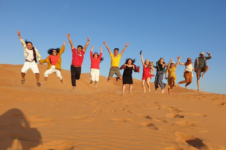 Shared Wahiba Desert Tour with Wadi, Cave, Bedouin & Sunset