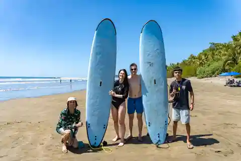 Surfing i paradiset - 2 timmars lektion i Uvita Costa Rica