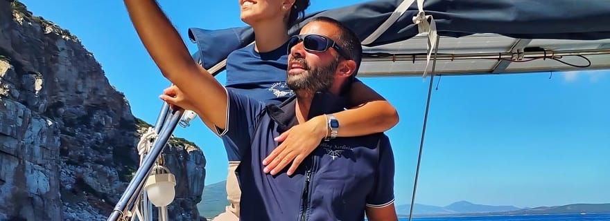 Alghero : Excursion en voilier avec déjeuner - voilier de 15 m