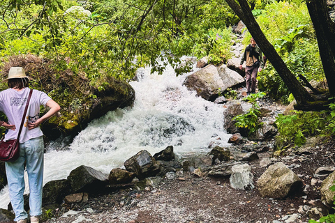 Kazbegi: Gveleti Waterfalls Private Tour with 4x4