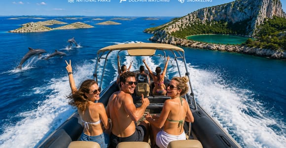 Erreichen Sie Kornati & Telašćica in nur 40 Minuten! Superschnellboot