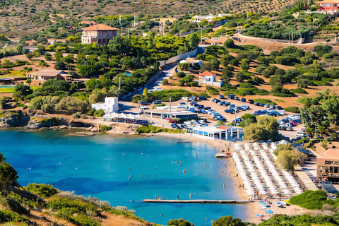 Athens: Cape Sounio & Temlpe Poseidon Swimming & Sunset Tour Sunset Tour with swimming