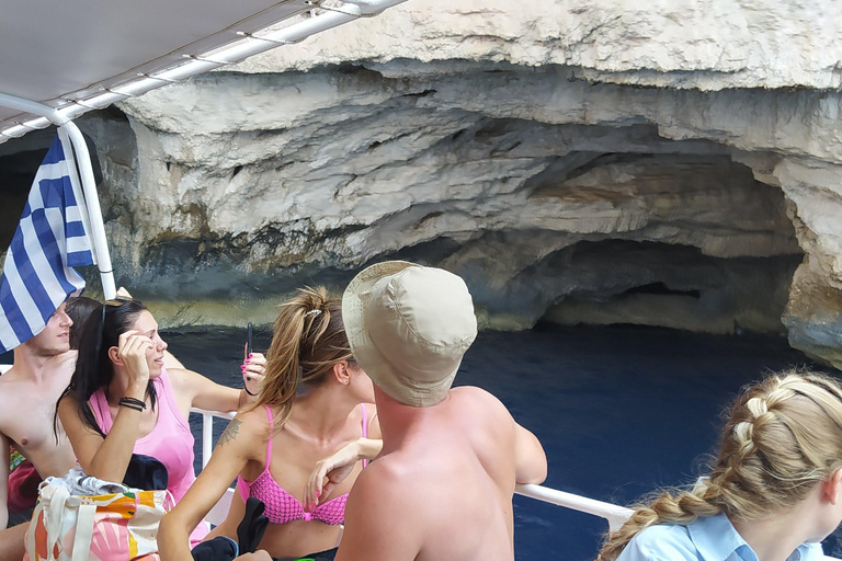 Zakynthos: Scheepswrak Strand, Uitzichtpunt, Blauwe Grotten Dagtour