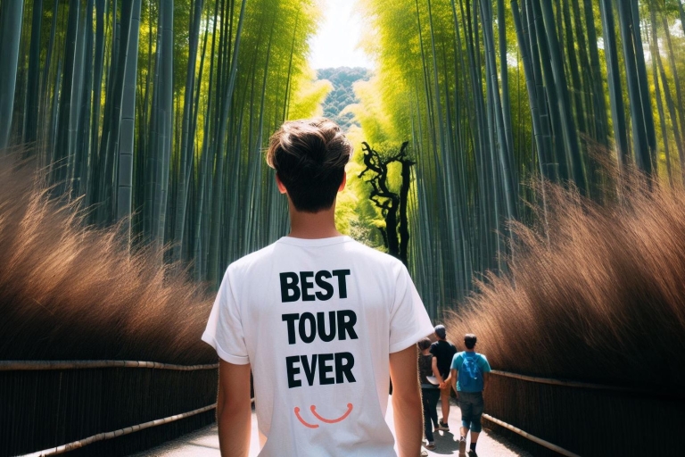 Kyoto : Visite à pied de la forêt de bambous d'Arashiyama et du parc des singesVisite à pied d'Arashiyama - Forêt de bambous, parc des singes et plus encore