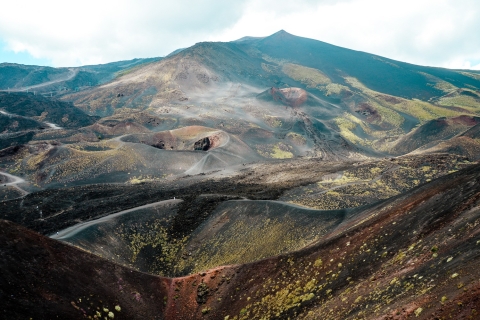 Desde Catania: tour al atardecer en el monte EtnaTour del volcán Etna al atardecer en inglés