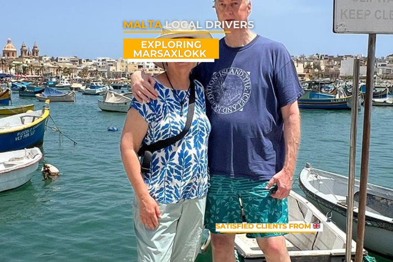 Tour di Malta : Auto privata- Mdina, Marsaxlokk, Grotta Azzurra