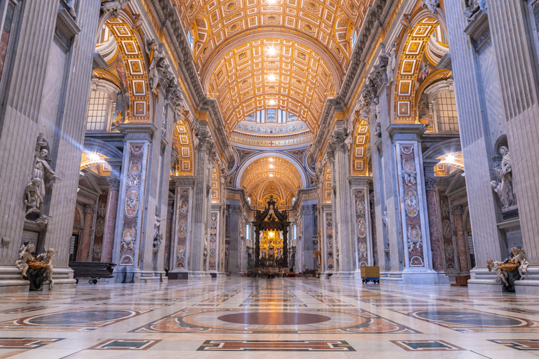 Vatican: St.Peter’s Basilica, Underground and Dome Climb German Guide With Dome