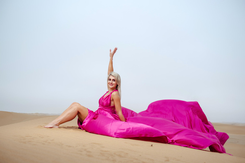 Swakopmund: Flying Dress Photoshoot Adventure in Swakopmund