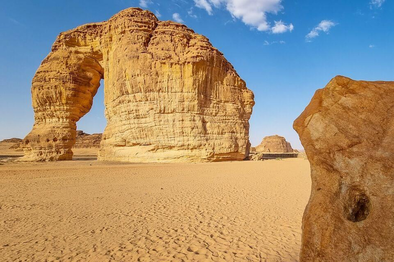 A tourist trip to visit the Saudi heritage city of AlUla