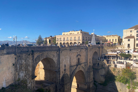 from Mijas, Malaga: Private tour Ronda incl. transfer, bullfighting arena and tapas