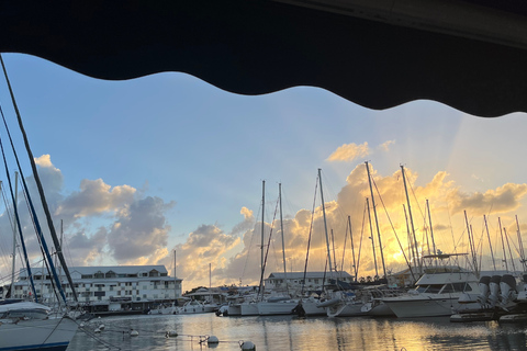 Saint-François tour: Donut BBQ Boat swim, Pointe des Châteaux Saint-François Tour: Donut BBQ Boat Swim, Pointe des Châteaux