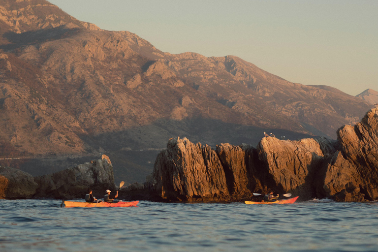 Budva: 18km Sea Kayak Mini Expedition to Petrovac Islands
