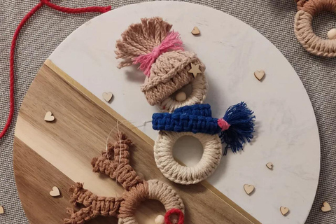 Leipzig: Macrame Christmas Workshop with 7 Festive Designs