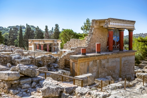 Entrada sin colas en el palacio de Knossos y visita guiada privadaEntrada anticipada y visita guiada privada