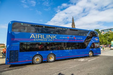 Edinburghin lentoasema: Bussikuljetus