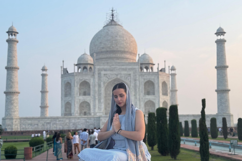 Agra : Taj Mahal & Agra Fort Tour with Elephant SOS & Lunch From Agra : Private Transport and Tour Guide