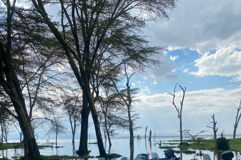 From Nairobi: Hell's Gate E-Bike/Quad Bike Tour & Boat Ride From Nairobi: Hell's Gate E-Bike & Crescent Island
