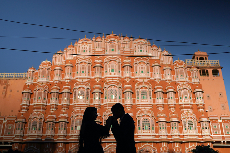 Excursión de un día a Jaipur desde Delhi por autopistaCoche privado con conductor, guía y entradas a los monumentos