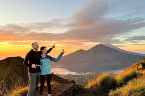 Depuis Ubud : randonnée au lever du soleil sur le mont Batur avec petit-déjeuner