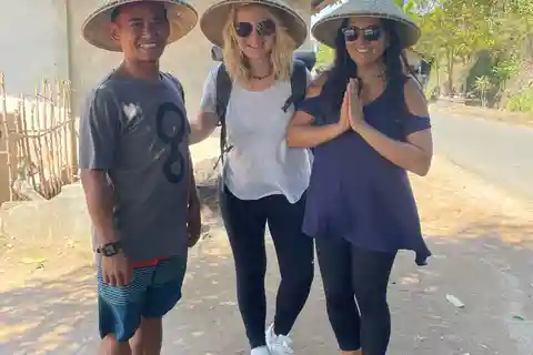 Lombok : hiking- rice terrace & waterfalls tour
