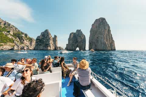 From Naples: Gulf of Naples & Capri Sightseeing Boat Tour